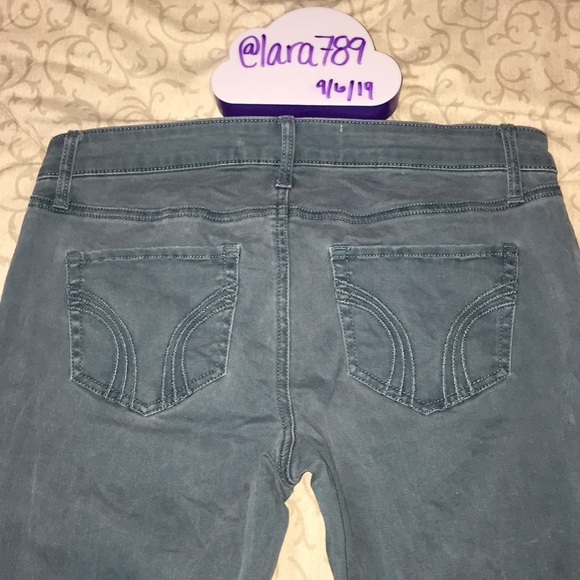 ✅Hollister Teal Super Skinny Jeans - Picture 6 of 7